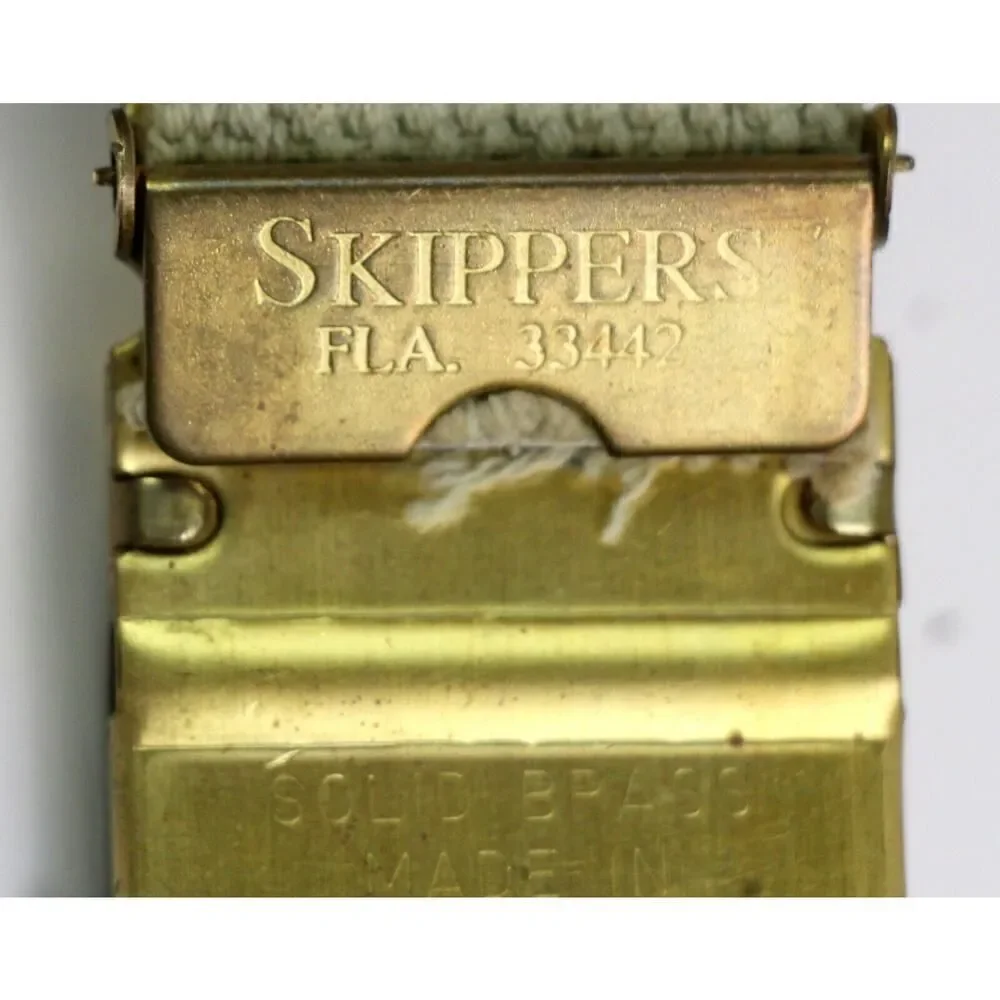 Skippers FLA. 33442 USA BLUE CANVAS 1 1/4